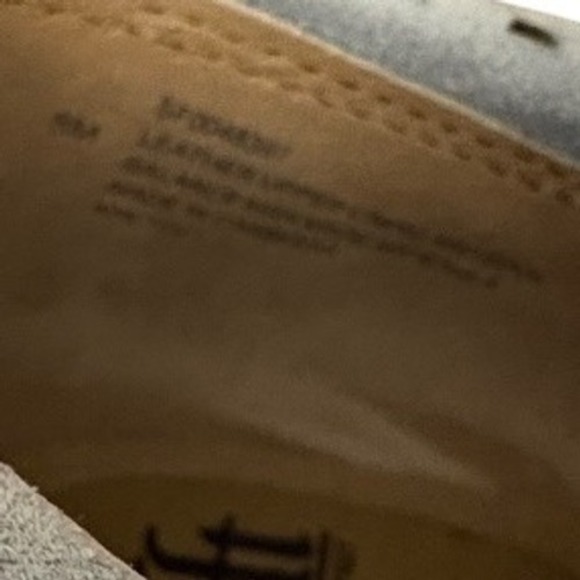 Sofft Bristow Lazer Cut Suede Ankle Boots sz 8 Chambray blue ! - Picture 7 of 7